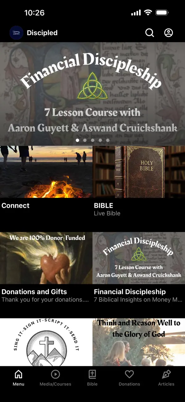 Screenshot #1 pour Discipled In Christ