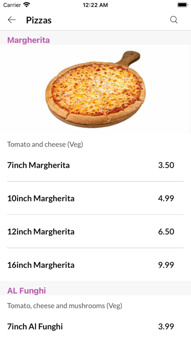 Chinos Pizzeria Screenshot