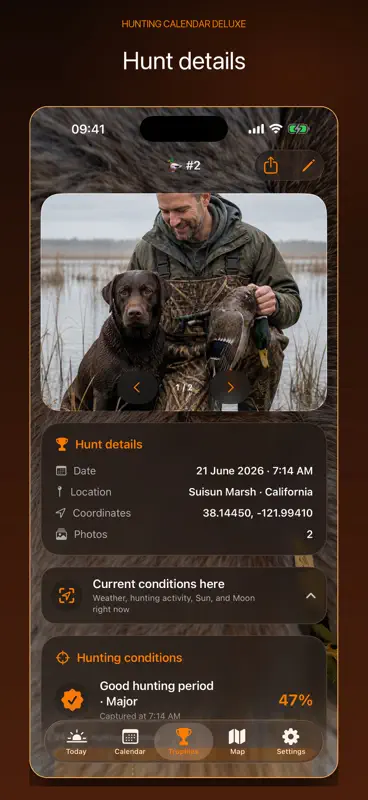 Hunting Calendar Deluxe screenshot 5 of 10