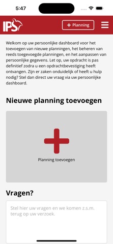 IPS Portal screenshot