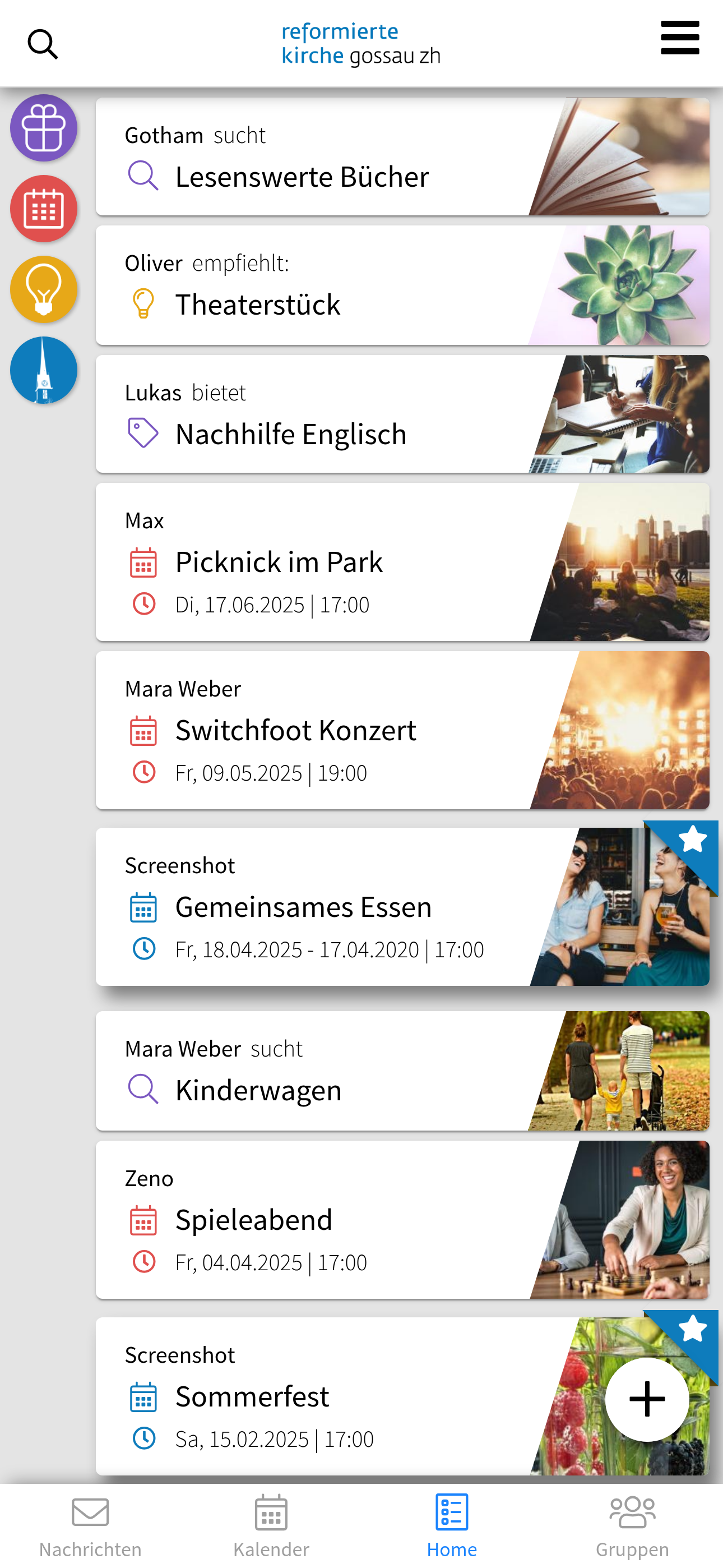 reformierte kirche gossau zh