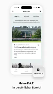 f.a.z. - nachrichten iphone bildschirmfoto 2
