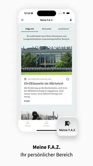 Screenshot von F.A.Z. - Nachrichten auf dem iPhone 2