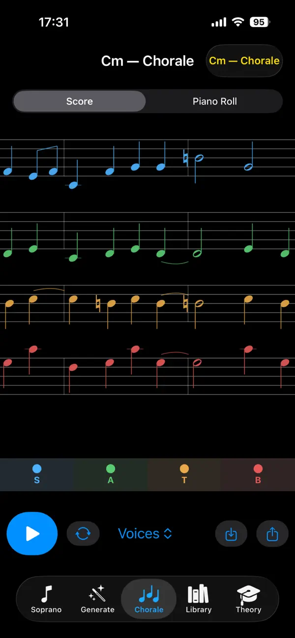 Screenshot #1 pour Choral Lab