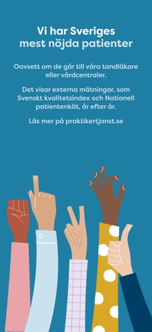 Praktikertjänst vård&tandvård iPhone screenshot 2