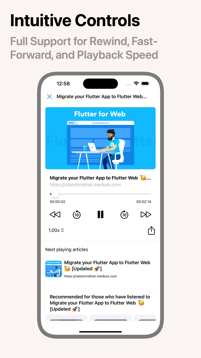 Audiblog - Read Articles Aloud
