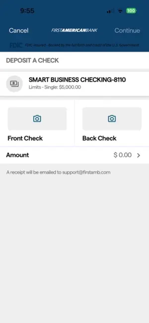 First American Bank Mobile screenshot 4