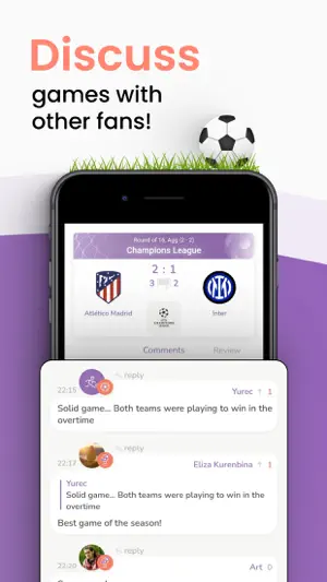 FanClub: Soccer Scores & Chats screenshot 2