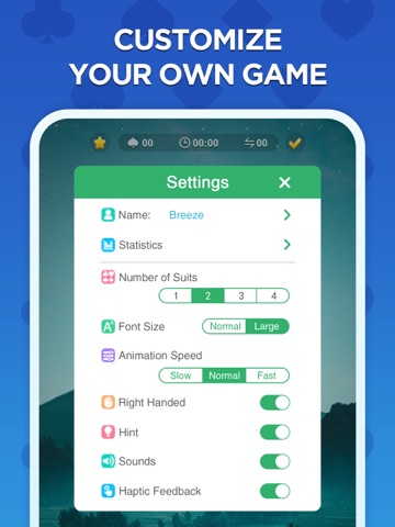 Classic Spider Solitaire Mania iPad screenshot