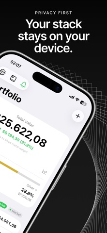 Stacker: Gold & Silver Tracker screenshot