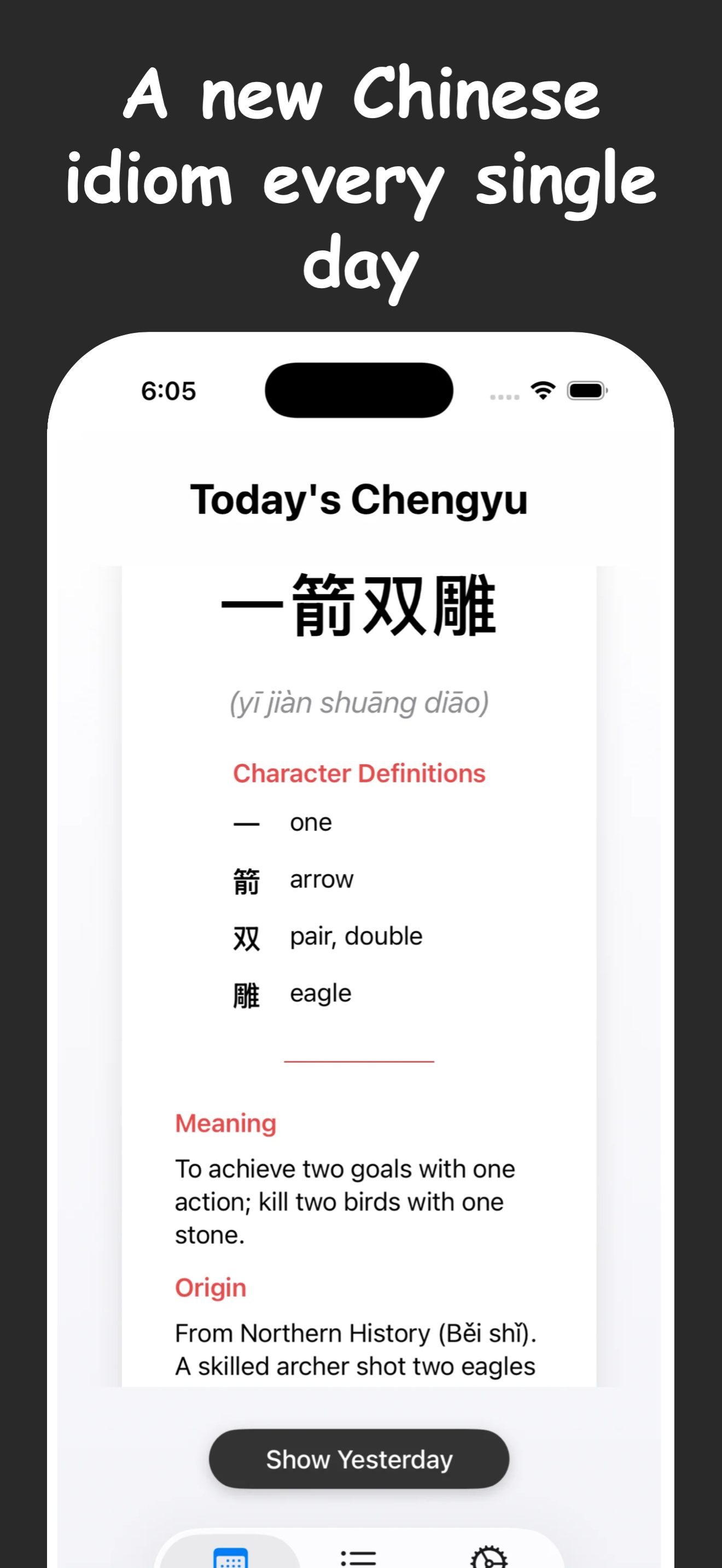 Daily Chengyu - Chinese Study screenshot 3