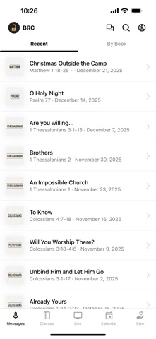 Barabbas Road Church app screenshot
