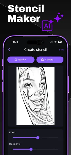 Stencil Tattoo AR LiDAR Scan screenshot 1