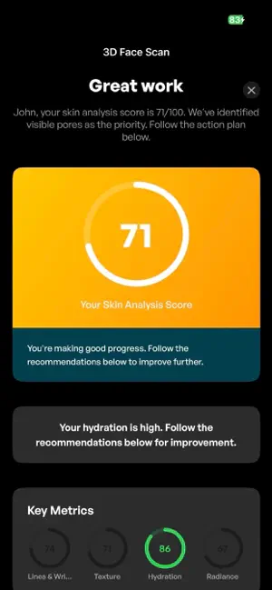Ollvy - The face scanning app screenshot 2