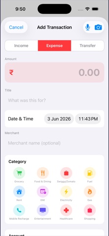 CasHero - Expense Tracker Screenshot 1 of 7