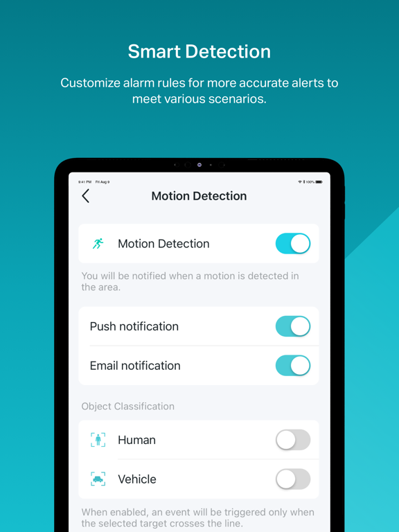 TP-Link VIGI iPad screenshot 4 - Utilities app