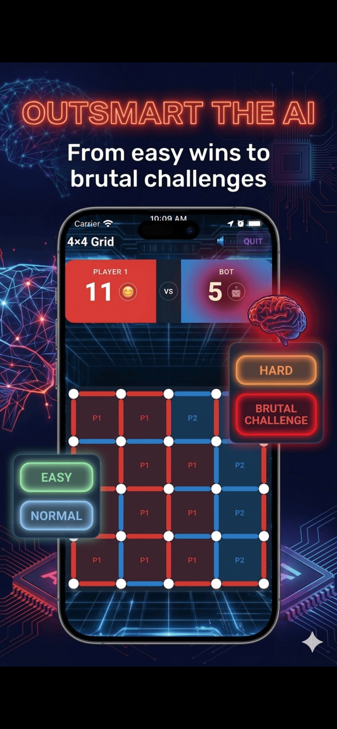 DotMesh: Dots & Boxes Game screenshot 3