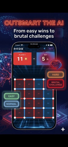 DotMesh: Dots & Boxes Game Screenshot 3 of 4