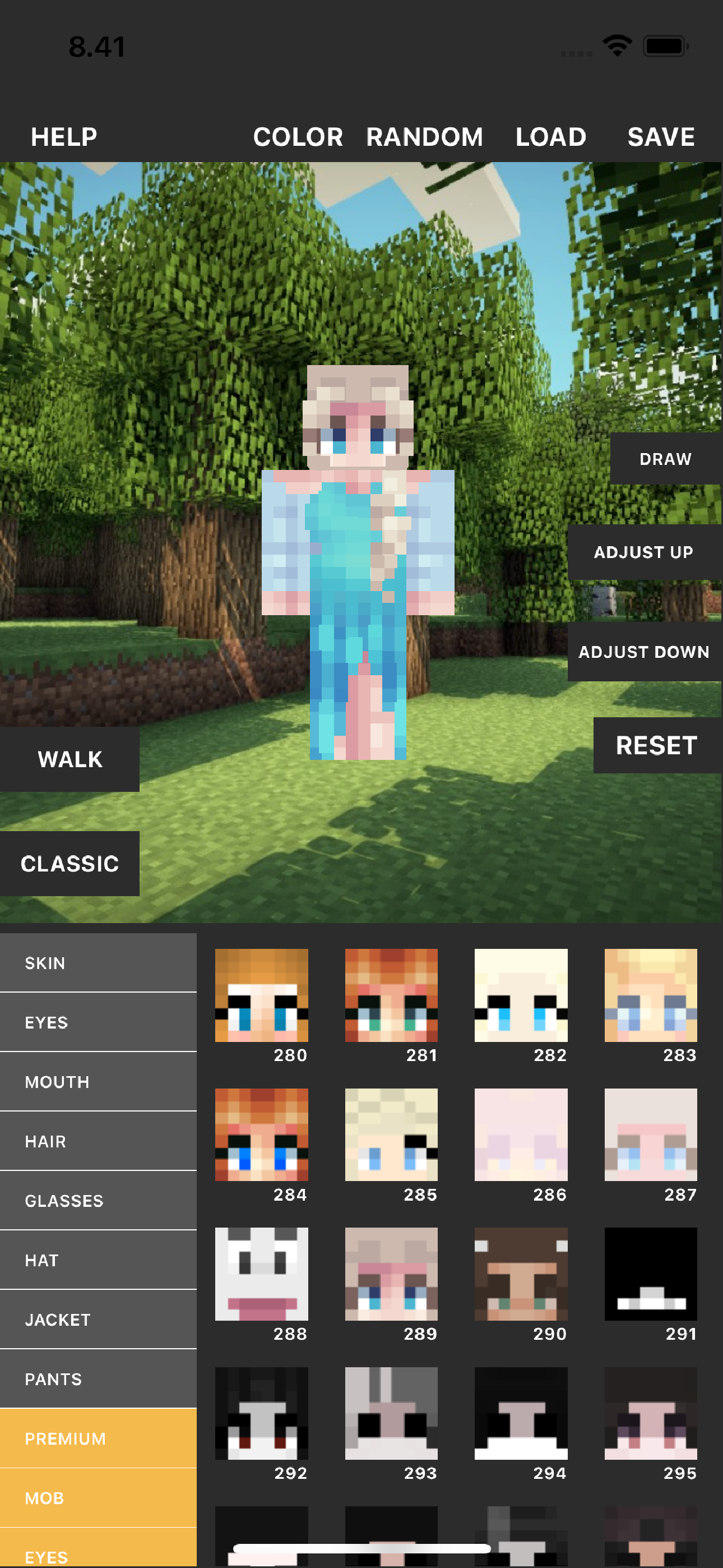 Custom Skin Creator