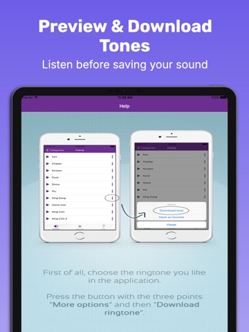 Notification Sounds Ringtones iPad screenshot