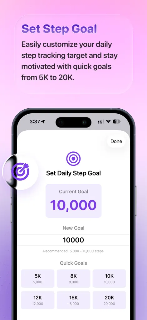StepsApp AI - 10k Steps Club - Health & Fitness App | MWM