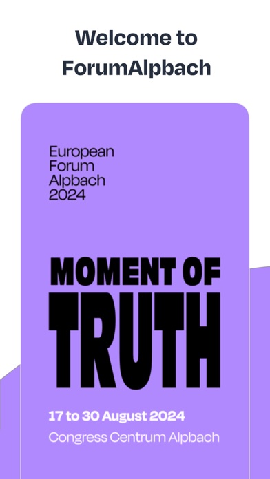 European Forum Alpbach - EFA Screenshot