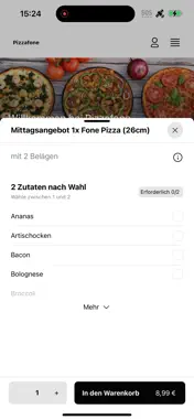 Pizzafone screenshot 7