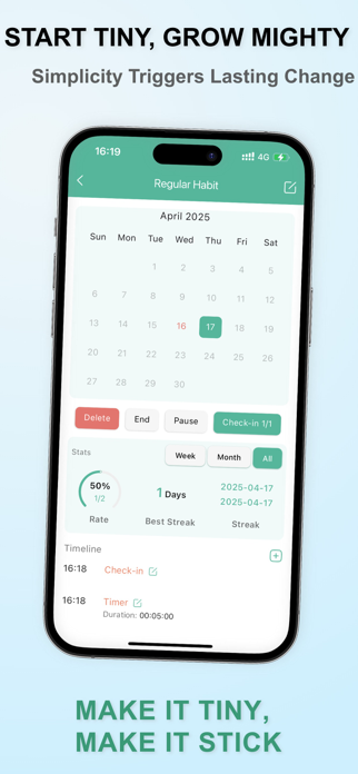 LifeHabit - Tiny Habit Builder Screenshot 2 of 4