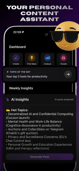 Dumly: AI Social Media Content screenshot 1
