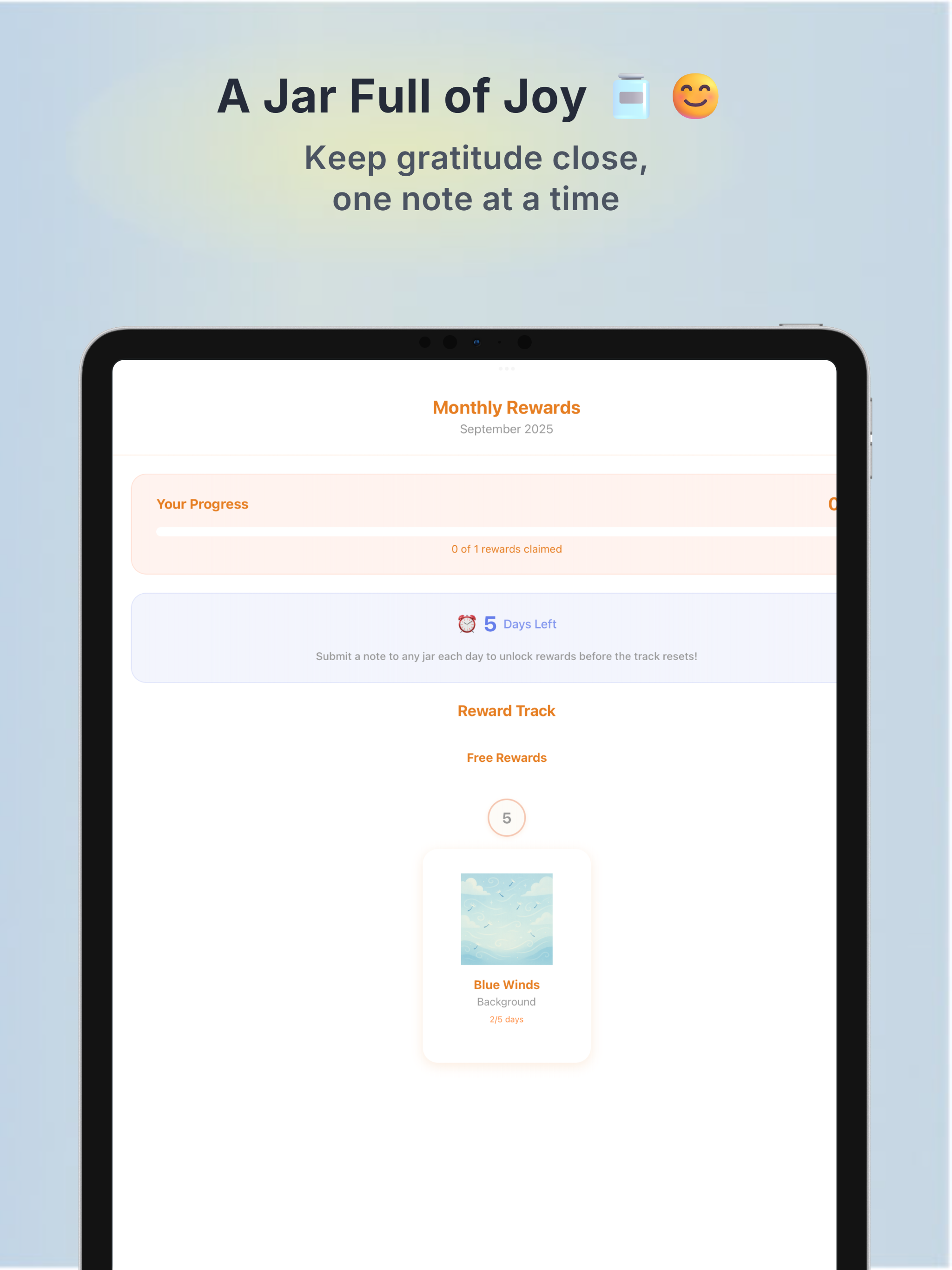 GratJar: Self-Care & Gratitude screenshot 10