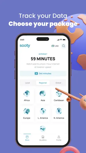 Sooty eSIM Travel & Internet screenshot 3