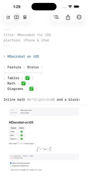 MDacrobat screenshot 2