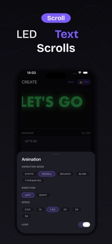 LED Banner Studio: Scroll screenshot 3