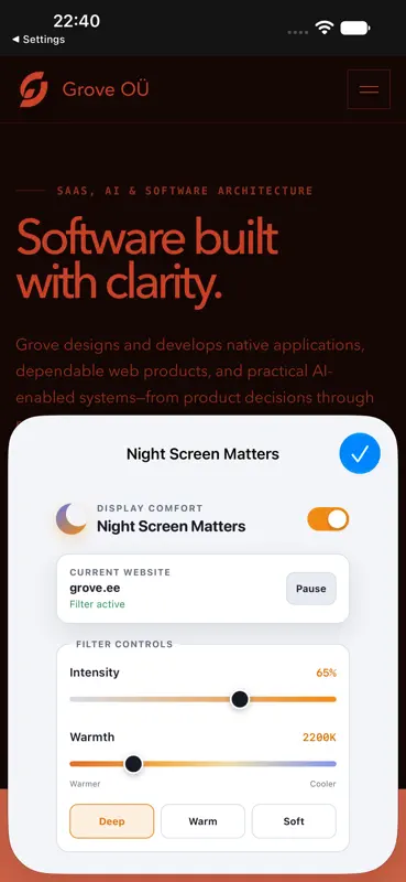 Night Screen Matters screenshot 3 of 4