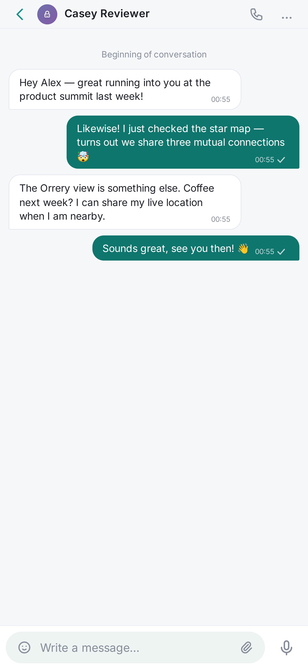 Screenshot 2 of Gravity: Professional Network