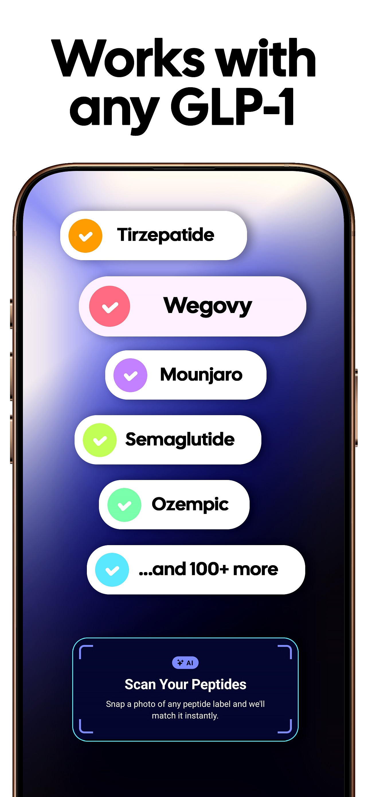 MAX Peptide AI: GLP-1 Tracker screenshot 2