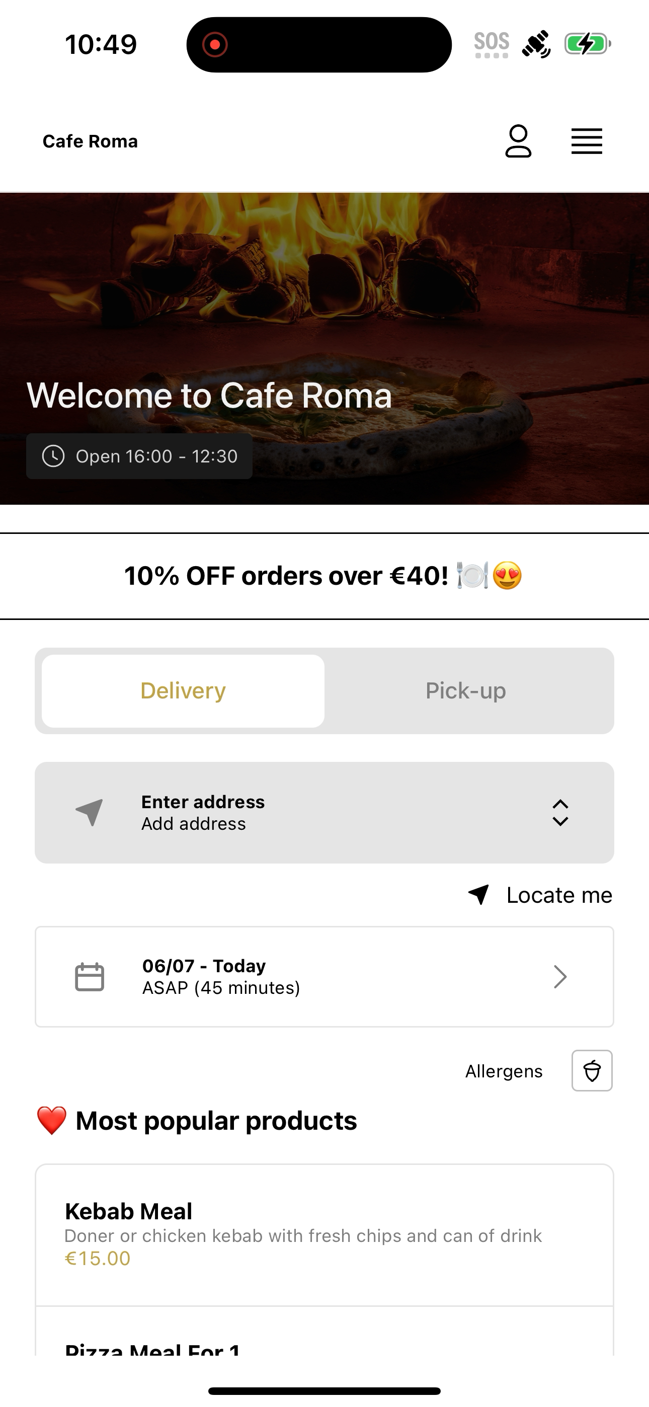 Cafe Roma screenshot 6