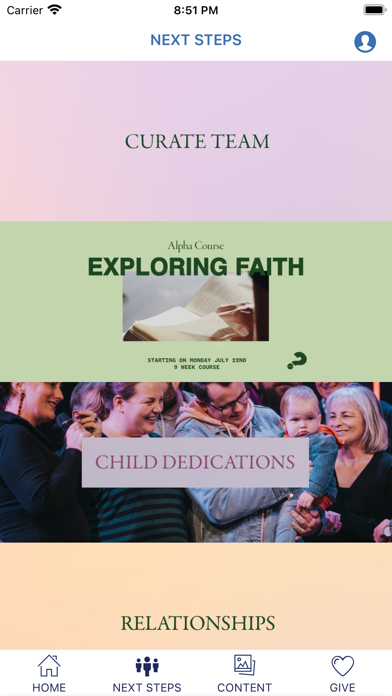 Curate Church Screenshot