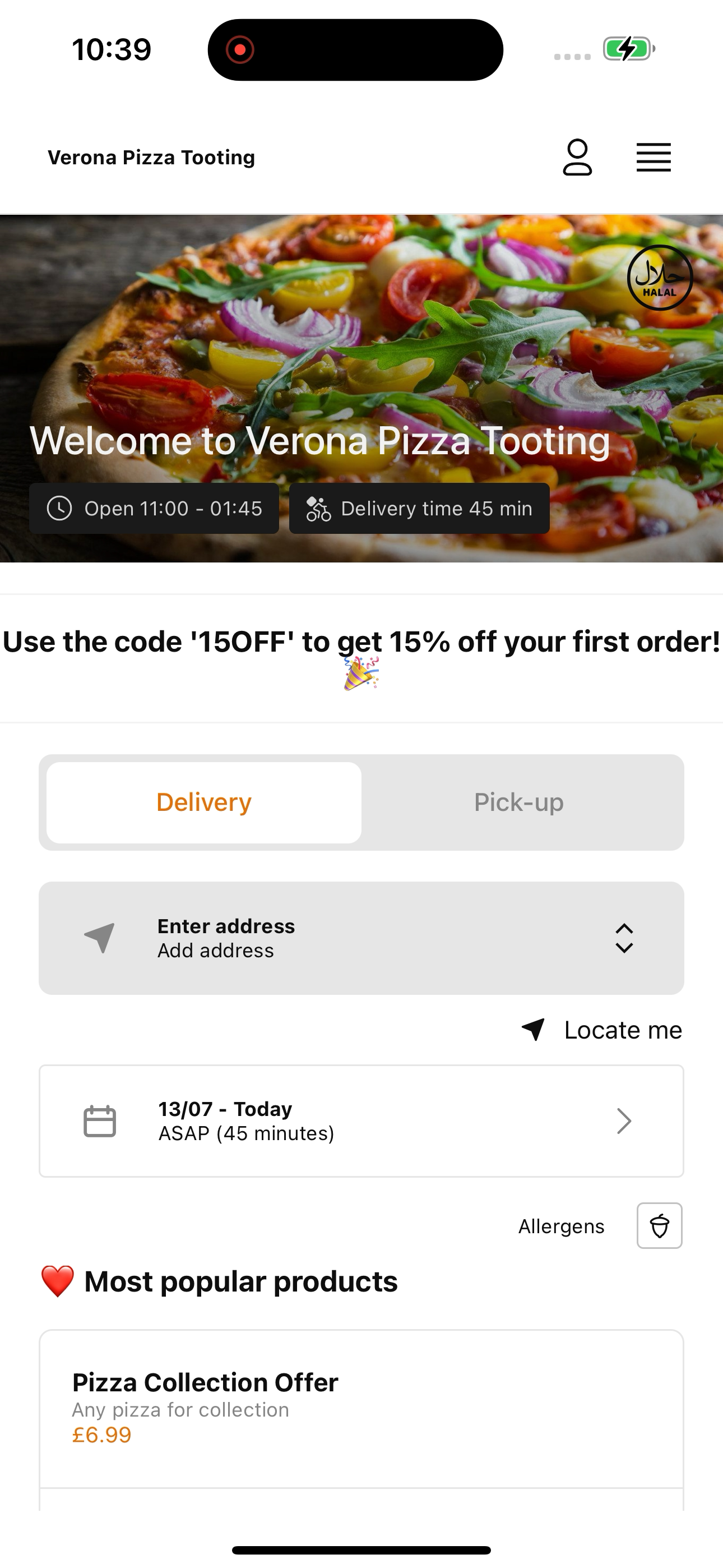 Verona Pizza (Morden) screenshot 6