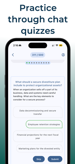 CISSP Secure Test Prep 2026 Screenshot 7 of 9