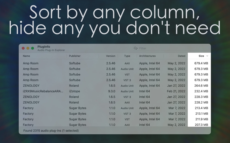 #5. PlugInfo (macOS) 由: ThinkerSnacks LLC