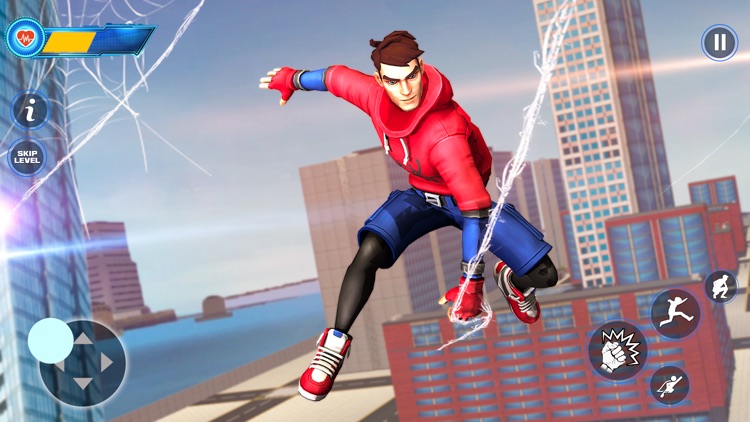 Flying Spider: Superhero Games screenshot-4