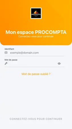 Mon espace PROCOMPTA screenshot 2