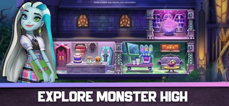 Monster High Fangtastic Life - Discover how the app brings iconic characters like Frankie Stein to life, showcasing various Monster High room layouts for interactive play.