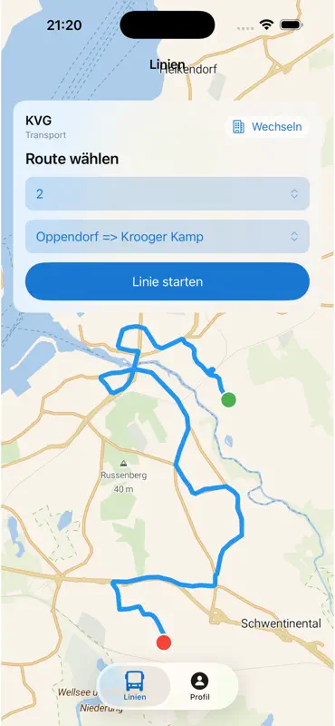 Bus Linie Navi screenshot 2 of 3