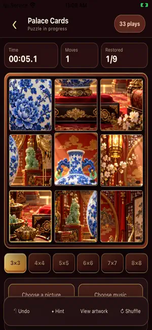 Palace Cards: Sliding Puzzle screenshot 3
