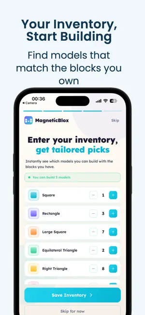 MagneticBlox: 3D Block Builder iPhone screenshot 5