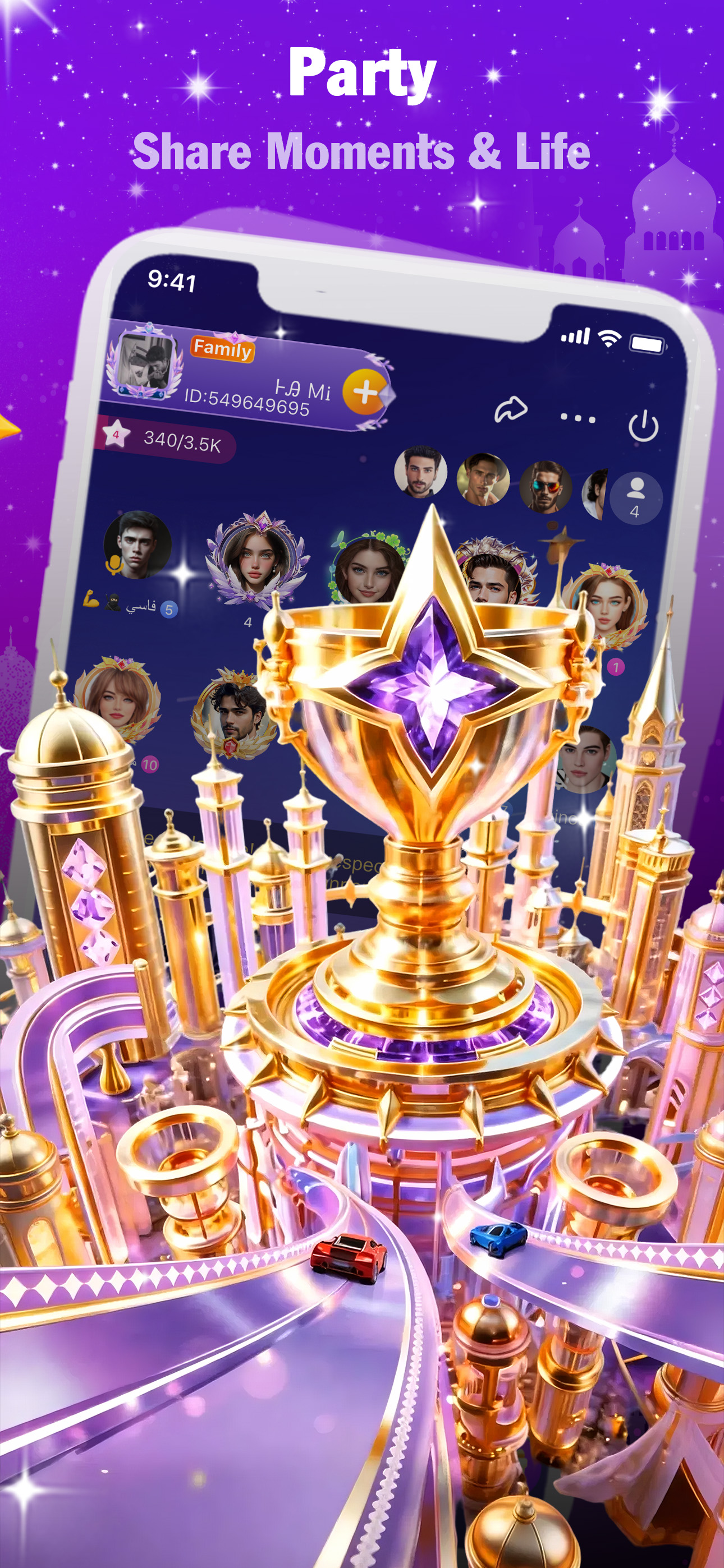 HalaMe- Voice Rooms & Games