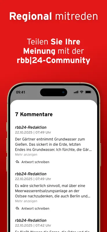 rbb24 – regionale Nachrichten screenshot 7 of 7