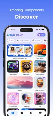 MargeColor:CustomWidgets&Icons iPhone screenshot